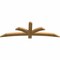 Ekena Millwork Davenport Rough Sawn Timber Gable Bracket, Western Red Cedar, 72"W x 24"H x 2"D x 4"F, 8/12 Pitch GBW072X24X0204DAV00RWR - alternate 5